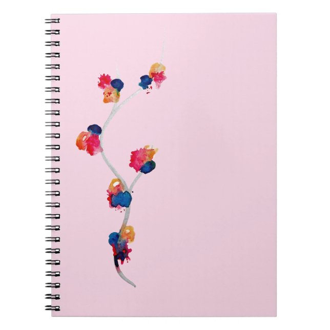 Caderno Espiral Bloco de estilo Watercolor (Frente)