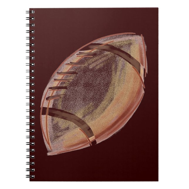 Caderno Espiral Bloco de futebol (Frente)