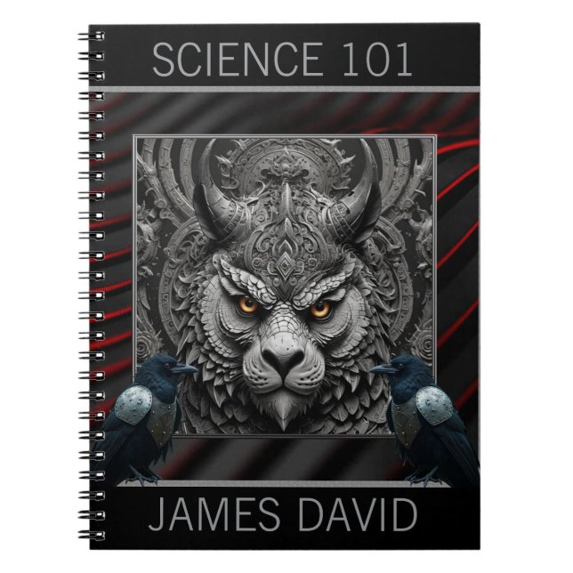 Caderno Espiral Bloco de Notas Armor do Leão (Frente)