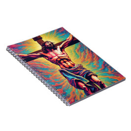 Caderno Espiral Bloco de notas crucificado