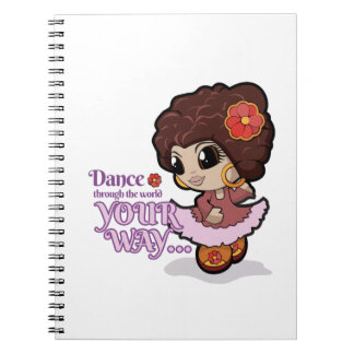 Caderno Espiral Bloco de notas da Dancing Manga