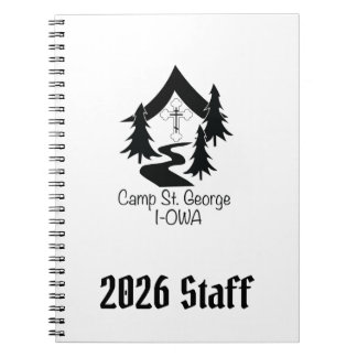 Caderno Espiral Bloco de Notas da Equipe