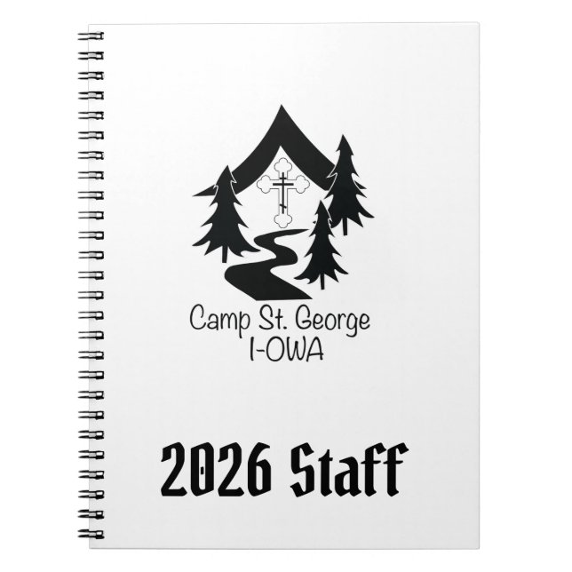 Caderno Espiral Bloco de Notas da Equipe (Frente)
