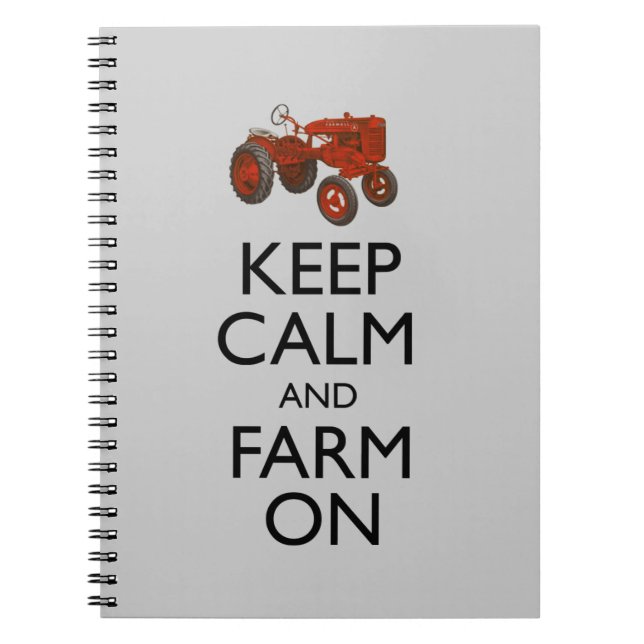 Caderno Espiral Bloco de notas da fazenda (Frente)