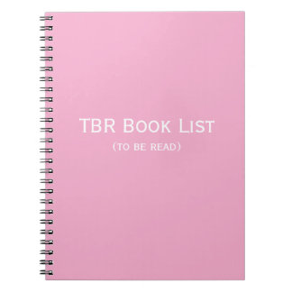 Caderno Espiral Bloco de Notas da Lista de Livros TBR
