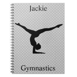 Caderno Espiral Bloco de Notas de Bolinhas de ginástica para rapar