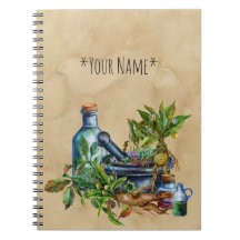 Bloco de Notas de Coleção Herbalist