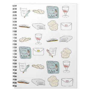 Caderno Espiral Bloco de notas de Design do Memorial JW