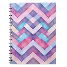 Caderno Espiral bloco de notas de design ziguezague