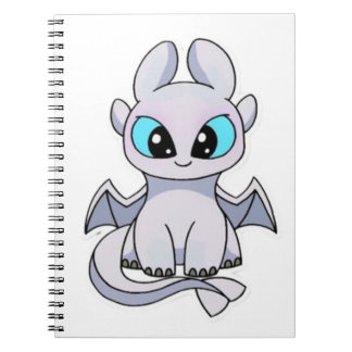 Caderno Espiral Bloco de notas de dragão bonito