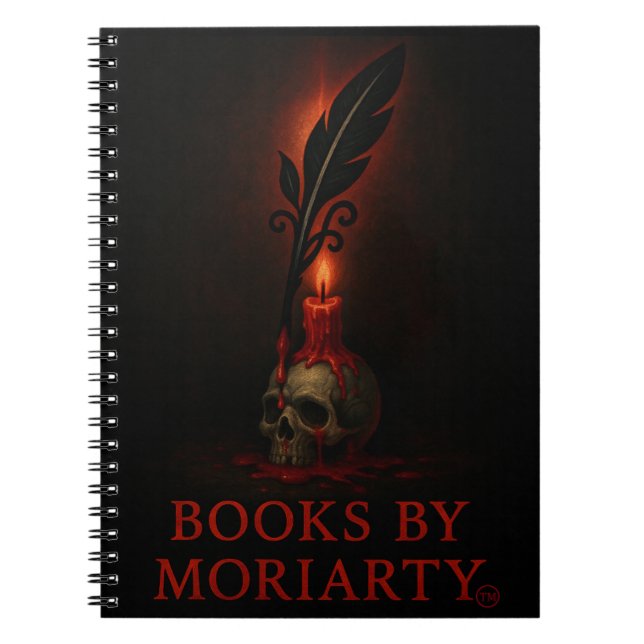 Caderno Espiral Bloco de Notas de Estilo Gótico (Frente)