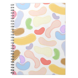 Caderno Espiral Bloco de notas de feijão gelado