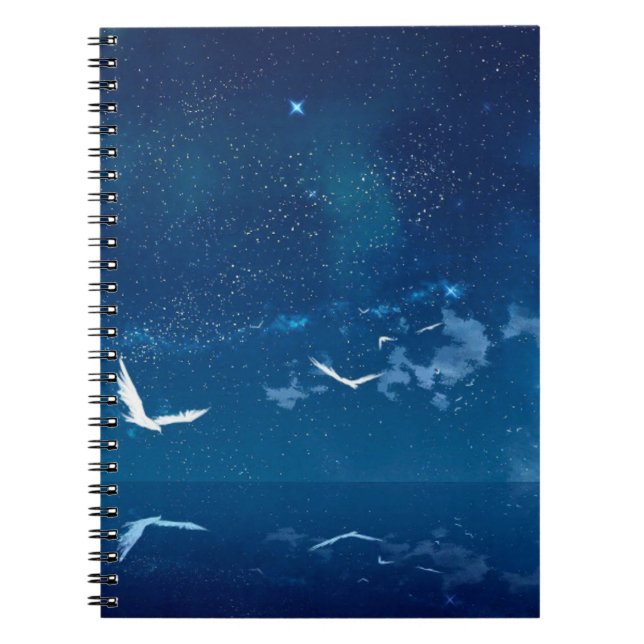 Caderno Espiral Bloco de Notas de Foto (80 Páginas B&W) (Frente)
