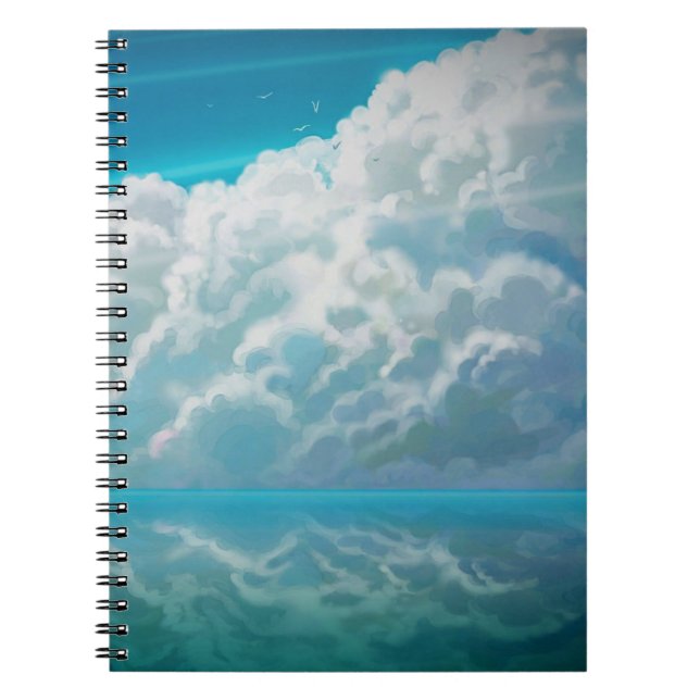 Caderno Espiral Bloco de Notas de Foto (80 Páginas B&W) (Frente)