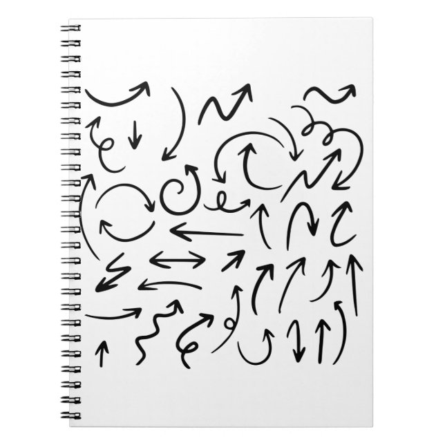 Caderno Espiral Bloco de Notas de Foto (80 Páginas B&W) (Frente)