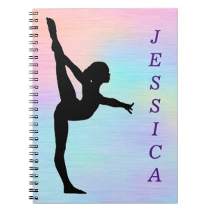 Caderno Espiral Bloco de Notas de Fotografia Espiral para Ginástic
