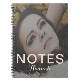 Caderno Espiral Bloco de Notas de Fotografia para Adicionar Nome B