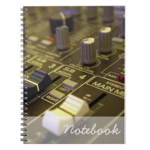 Caderno Espiral Bloco de notas de mesa de mistura