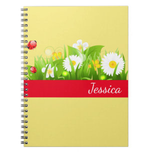 Caderno Espiral Bloco de Notas de Nome Personalizado