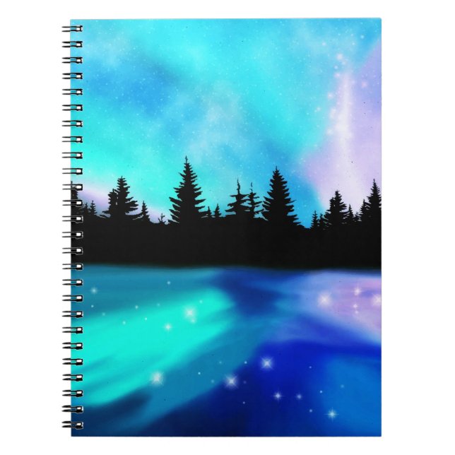 Caderno Espiral Bloco de Notas de Reflexões de Daybreak (Frente)