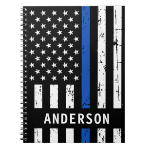 Caderno Espiral Bloco de Notas do Agente de Polícia Personalizado