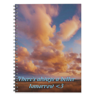 Caderno Espiral Bloco de notas e escrevendo