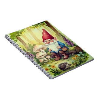 Caderno Espiral bloco de notas elfo da floresta caprichosa