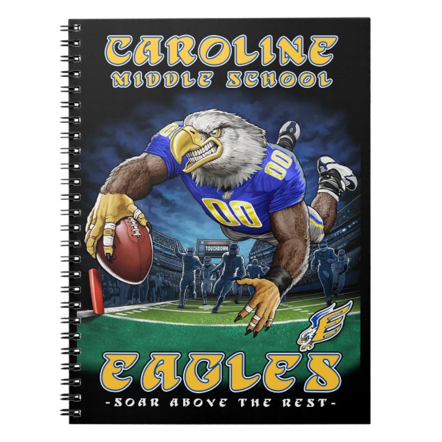 Caderno Espiral Bloco de notas espiral do tamanho do planner (Frente)