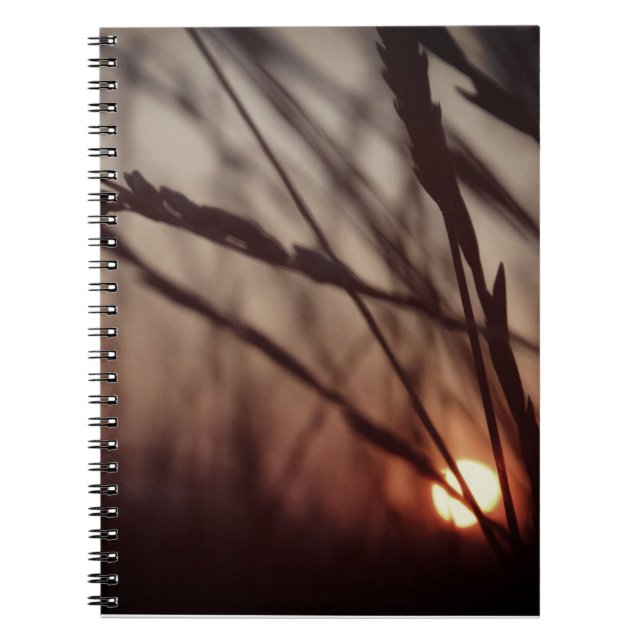 Caderno Espiral Bloco de notas fotográfico de campo sunset (80 pág (Frente)