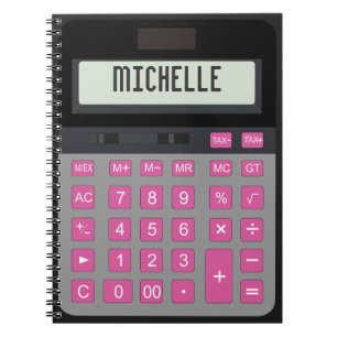 Caderno Espiral Bloco de notas gráfico de cálculo