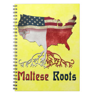 Caderno Espiral Bloco de Notas Maltês Americano