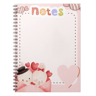 Caderno Espiral Bloco de notas para crianças