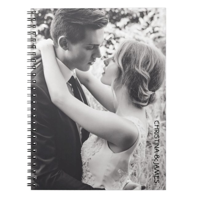 Caderno Espiral Bloco de Notas Personalizado de Fotografia (Frente)