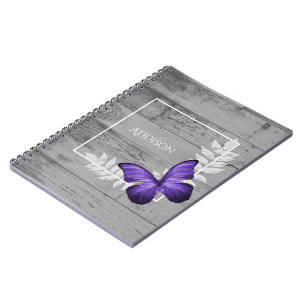 Caderno Espiral Bloco de Notas Personalizado Russo-Roxo