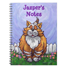 Caderno Espiral Bloco de Notas Pessoal de Gato Bastante