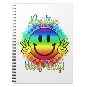 Caderno Espiral Bloco de notas positivo apenas para Smileys face