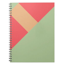 Caderno Espiral Bloco Geo de Cor Moderna 1