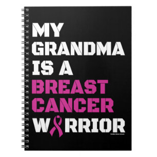 Caderno Espiral Bloco/Guerreiro/Vovó... Bloco de Canceres de Mama