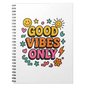 Caderno Espiral Blocos Bons Apenas para Notebook - Retro Funky
