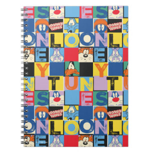 Caderno Espiral Blocos do Verificador de Caracteres LOONEY TUNES™