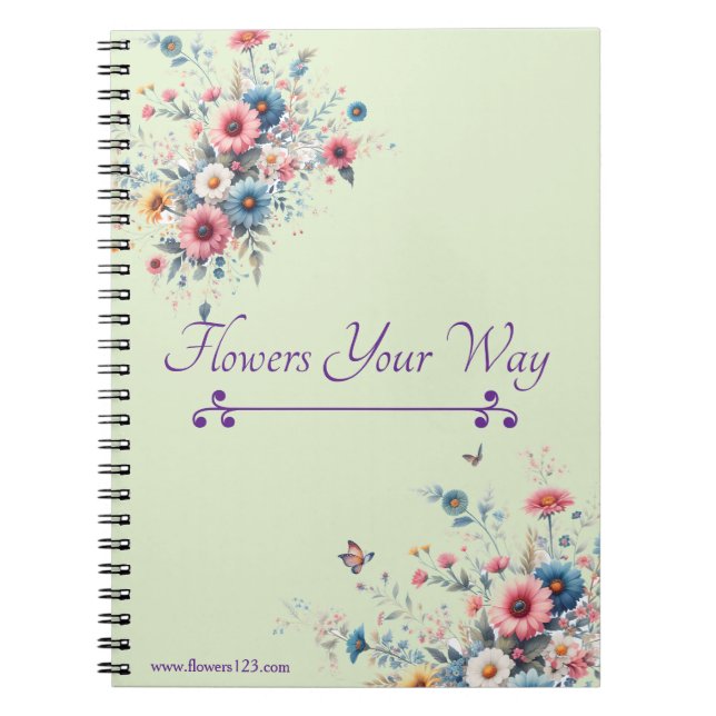 Caderno Espiral Bloom & Brand (Frente)