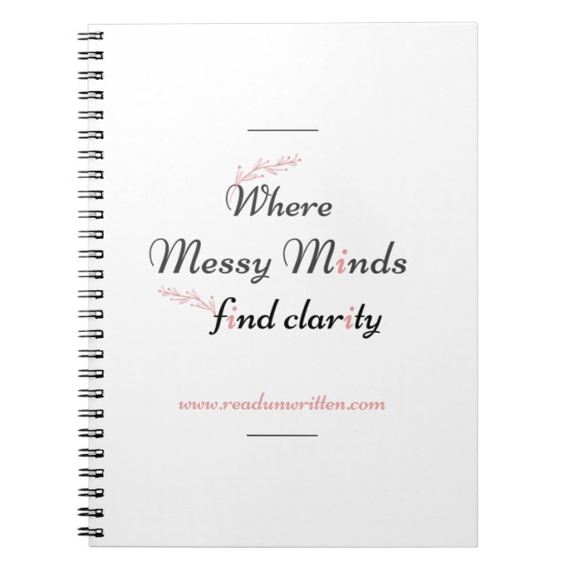 Caderno Espiral Bloom Clarity (Frente)