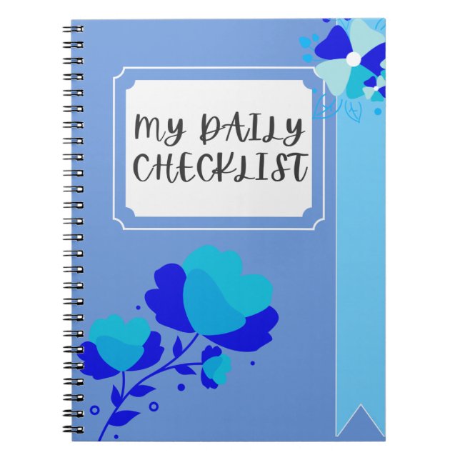Caderno Espiral Bloom & Write - Notebook Floral (Frente)