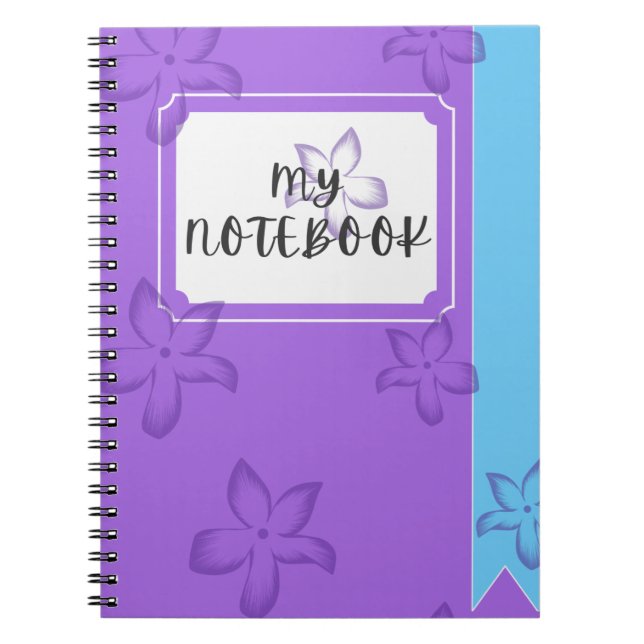 Caderno Espiral Bloom & Write - Notebook Floral (Frente)