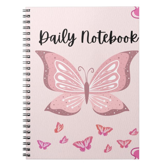 Caderno Espiral Bloom & Write - Notebook Floral (Frente)