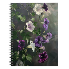 Caderno Espiral Blooms Crepúsculos: Notebook Floral