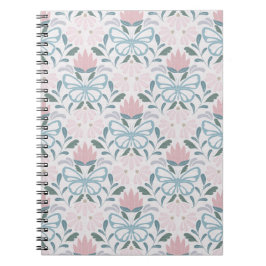 Caderno Espiral Blooms de borboletas (Escala Média)