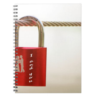 Caderno Espiral Bloqueio do amor