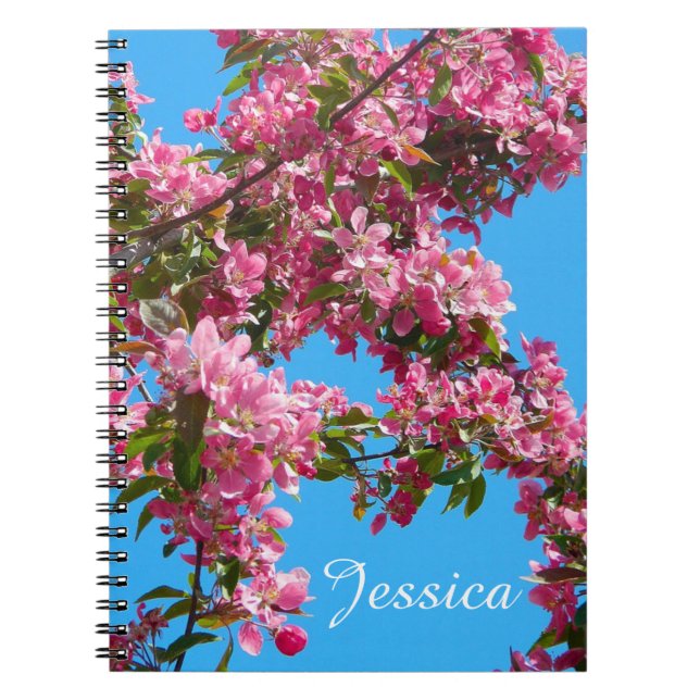 Caderno Espiral Blossom and Blue Sky Personalised (Frente)