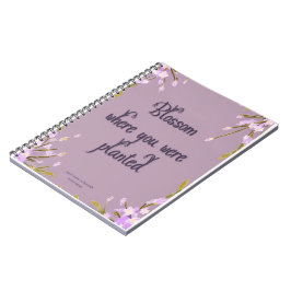 Caderno Espiral Blossom Blumen Mel Mae Schmidt Stationery
